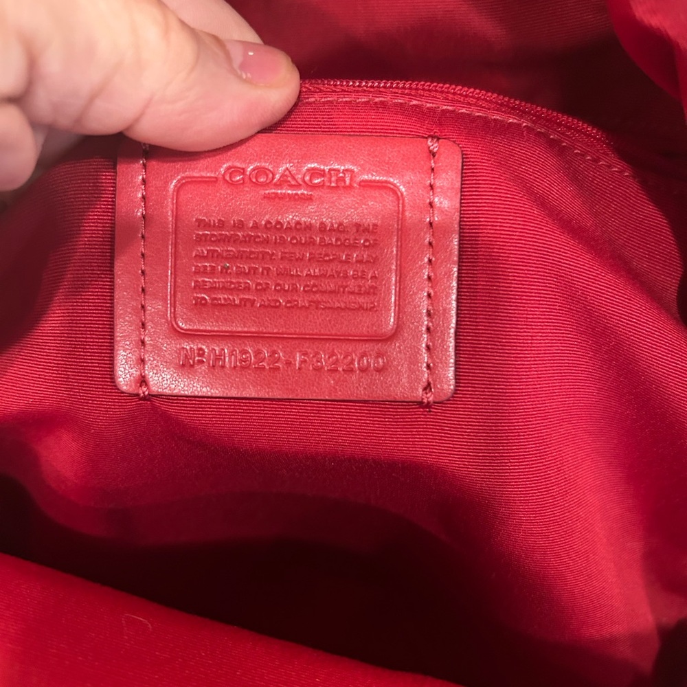 COACH Medium Charlie Backpack, Signature PVC, Brown  nwot - Picture 7 of 7